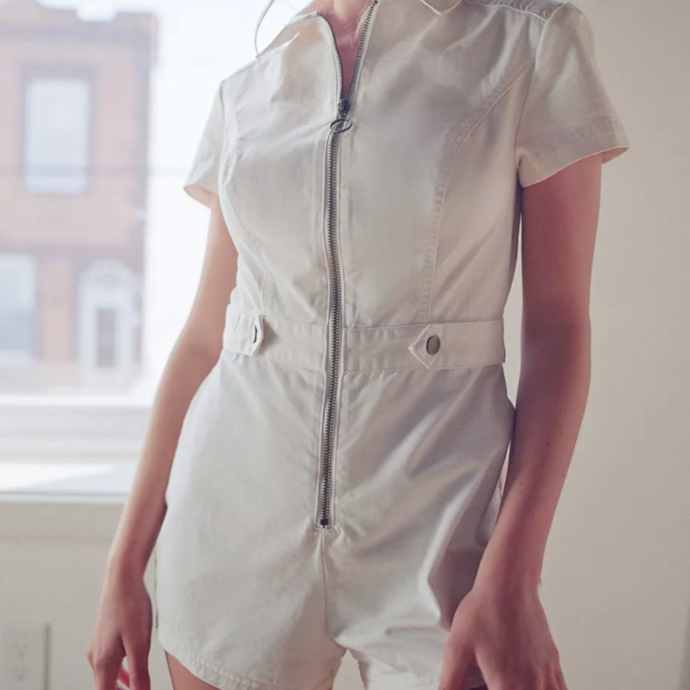 Urban Outfitters Tyson Twill Utility Romper